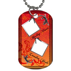 girls dogtag2 - Dog Tag (One Side)