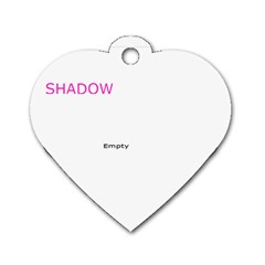 Shadow s tag - Dog Tag Heart (Two Sides)