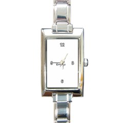 lily - Rectangle Italian Charm Watch