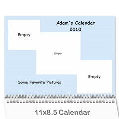 Adam s Calendar - Wall Calendar 11  x 8.5  (12-Months)