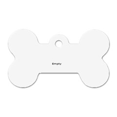 CaesarTag - Dog Tag Bone (Two Sides)