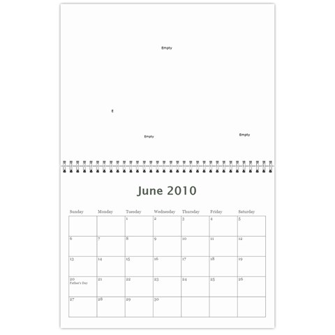 Calendar I Made For Us! By Holly Jun 2010