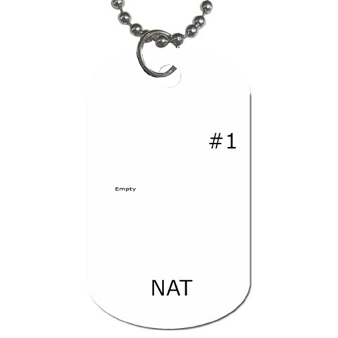 Goalie Dogtags By Natalie Paquin Back
