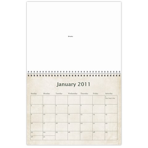 Mum s Calendar By Christine Jan 2011