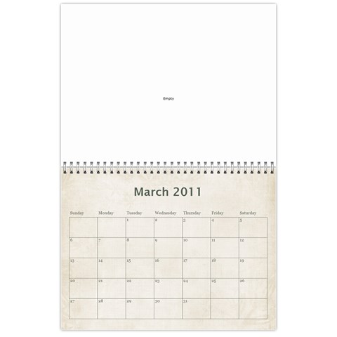 Mum s Calendar By Christine Mar 2011