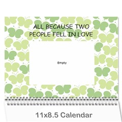 Gleason Calendar - Wall Calendar 11  x 8.5  (12-Months)
