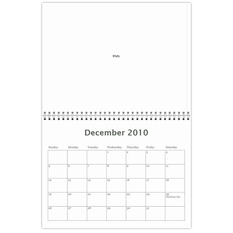 Calendar By Cynthia Dec 2010