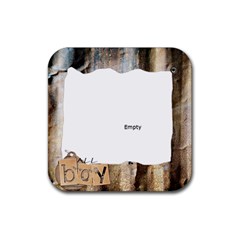 Ethan coaster - Rubber Coaster (Square)
