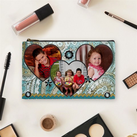 Leannas Medium Cosmetic Bag By Leanna Front