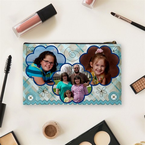 Leannas Medium Cosmetic Bag By Leanna Back