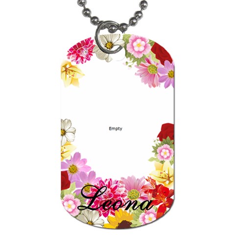 Momdogtag By Christina Blue Front