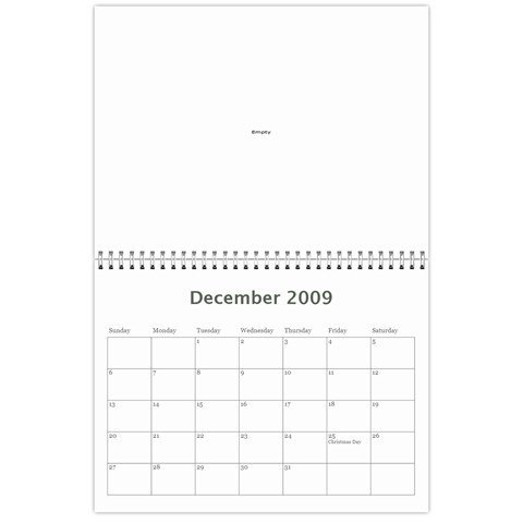 2009 Nature Calendar By Michele Sanders Dec 2009