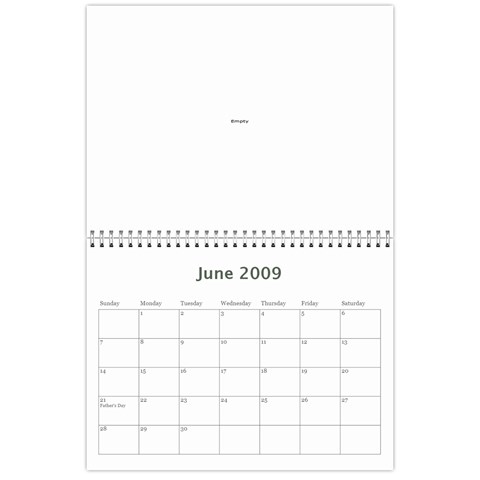 2009 Nature Calendar By Michele Sanders Jun 2009