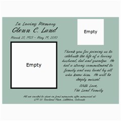 Grandpa - 5  x 7  Photo Cards