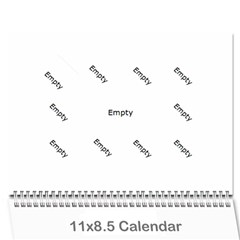 2009family - Wall Calendar 11  x 8.5  (12-Months)