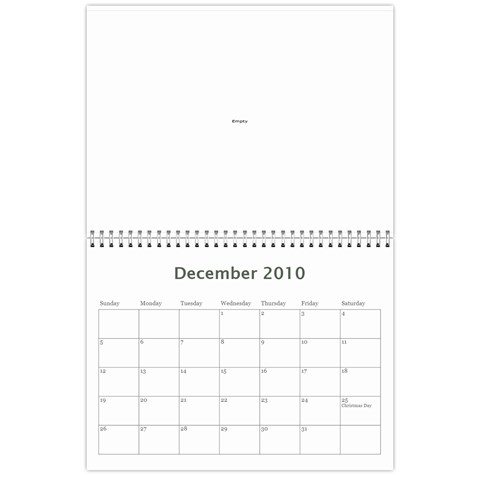 2010 Calendar By Brandy Dec 2010