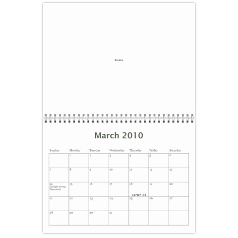2010 Calendar By Brandy Mar 2010