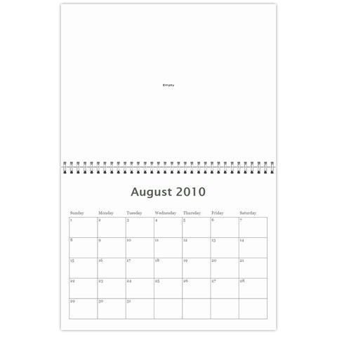 2010 Calendar By Brandy Aug 2010