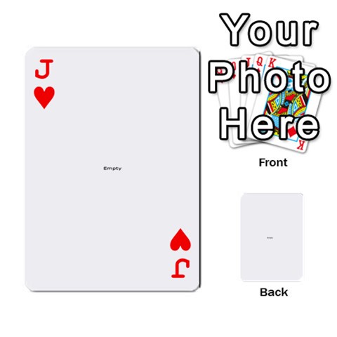 Jack Deck Of Cards By Amy Losh Front - HeartJ