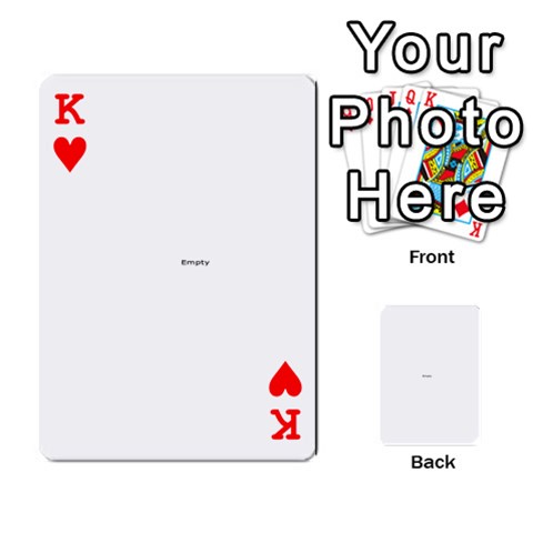 King Deck Of Cards By Amy Losh Front - HeartK