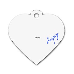 Snipey - Dog Tag Heart (One Side)