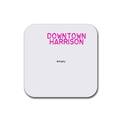 Downtown Harrison Coaster - Rubber Coaster (Square)