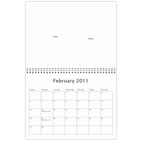 Pinup Calendar By Dana Feb 2011
