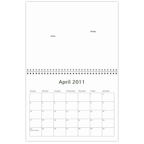 Pinup Calendar By Dana Apr 2011