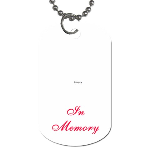 In Memory Of Rufus By Allison Front