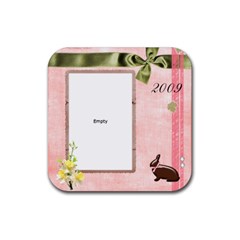 Easter 2009 coaster - Rubber Coaster (Square)