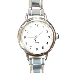 My kids - Round Italian Charm Watch
