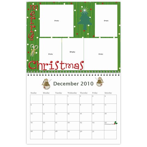 Calendar By Jessica Dec 2010