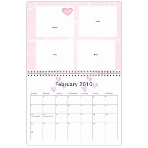 Calendar By Jessica Feb 2010