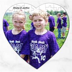 Rhi and Justice - Jigsaw Puzzle (Heart)