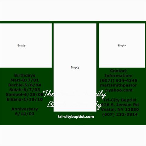 Prayer Cards By Barbie 7 x5  Photo Card - 1