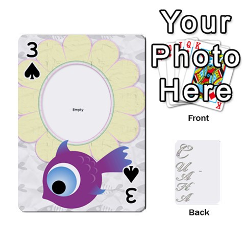 Card By Asya Front - Spade3