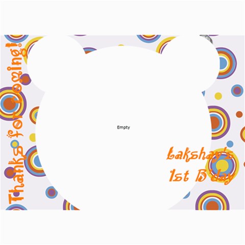 Laksh By Shilpy Rastogi 7 x5  Photo Card - 2
