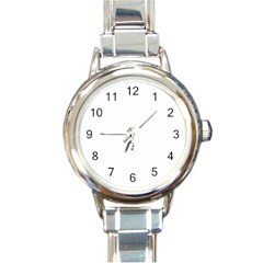 Round Italian Charm Watch