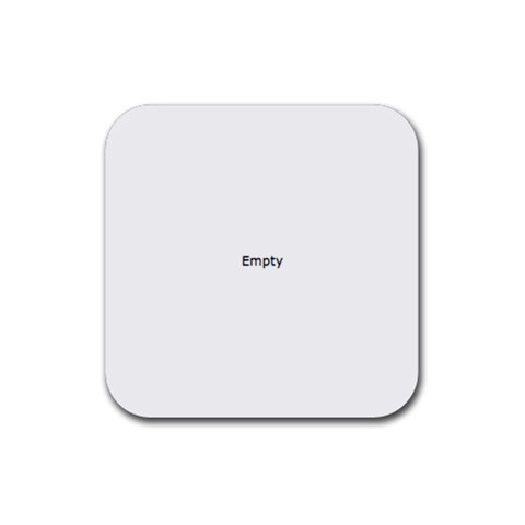 Square Rubber Coaster By Kellie Simpson Front