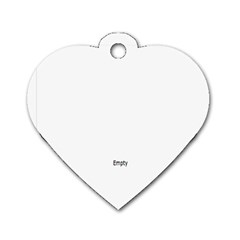 monkey tag - Dog Tag Heart (Two Sides)