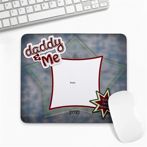 Dads Mousepad By Millie Kovatch Front