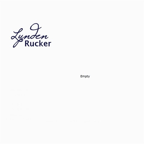 Lynden Rucker Announcement By Robin 7 x5  Photo Card - 7