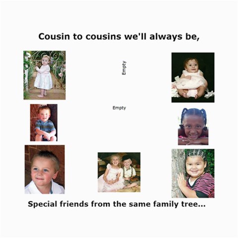 Cousins Collage By Heather Parsons 10 x8  Print - 2