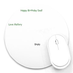 Happy Birthday Dad - Round Mousepad