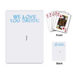 Daddy cards - Playing Cards Single Design (Rectangle)