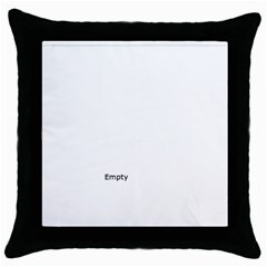Throw Pillow Case (Black)