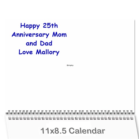 Anniversary Gift By Mallory Cover