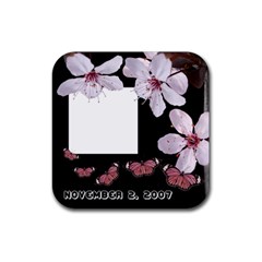 Engagement Coaster - Rubber Coaster (Square)