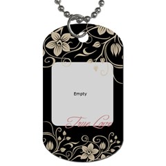 purse tag - Dog Tag (Two Sides)