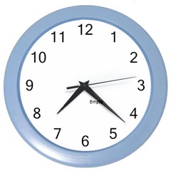 zack clock - Color Wall Clock